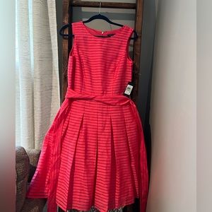 Tommy Hilfiger brand new with tags bright pink a line dress barbiecore! Size 8
